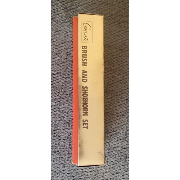 Vintage Made in Japan Grants Brush and Shoehorn Set in Original Box Seahorses - Picture 10 of 12